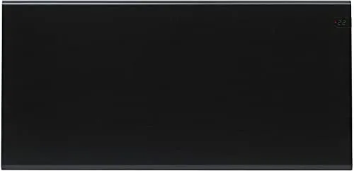 ADAX NEO NP Elektroheizkörper - 400W, Schwarz | Thermostat mit Zeitschaltuhr | Elektroheizung Wandmontage | Höhe 370mm | Heizkörper Elektrisch | Frostwächter, Wochenmodus | Wandkonvektor | KDT | IP20