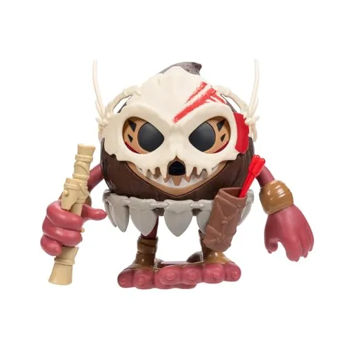 Disney Kotu Figur mit Funktionen - Interaktive Kotu-Figur aus Disneys Vaiana 2, die spricht und Geräusche macht. Ideal für fantasievolles Spielen ab 3 Jahren, inklusive Spielzeug-Dolch und Zubehör für Abenteuer!