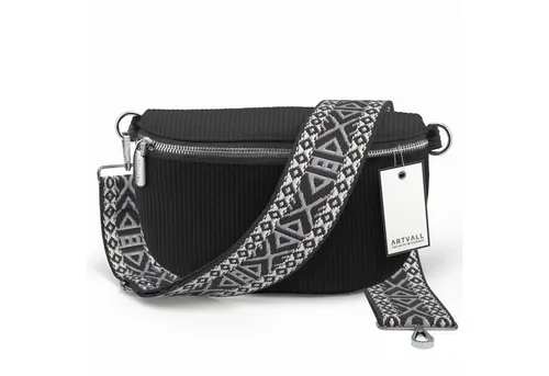 ARTVALL Umhängetasche Cord Schwarz