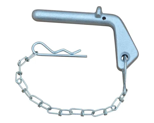 Knott Anhänger 4x Steckbolzen 16 mm mit Kette und Splint - Autoanhänger - 4 Stück hochwertige Steckbolzen mit Kette und Splint, ideal für Seitenkipper und Bordwandscharniere. Robuste Stahlverzinkung für lange Haltbarkeit.