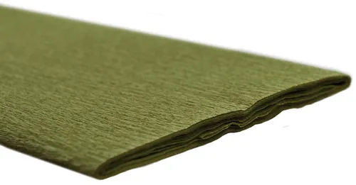 Krepppapier olivgrün, 10 St.