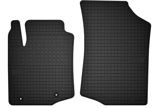 Gummi Fußmatten Vorne für Peugeot 108 Bj. 2014-2022  Passgenau Schwarz