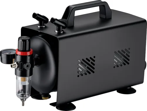 Wiltec Airbrush Kompressor AS18TB – Leistungsstarker Druckluftkompressor für Airbrush-Design
