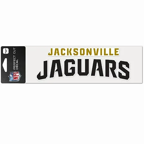Wincraft NFL Jacksonville Jaguars WCR29256014 Perfect Cut Aufkleber, 7,6 x 25,4 cm