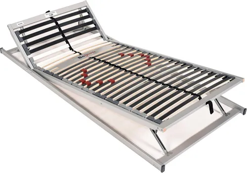 Lattenrost Duo Powerflex 90x200 cm - Komfortabler Lattenrost mit manuell verstellbarem Kopf- und Fußteil, ideal für Boxspring- und Kaltschaummatratzen. Max. Belastbarkeit 120 kg, 7 Liegezonen für optimalen Schlafkomfort.