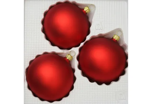 Lauschaer Glas Christbaumschmuck Christbaumschmuckkugeln in verschiedenen Farben und Größen