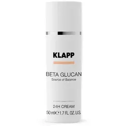 KLAPP BETA GLUCAN 24H Cream 50 ml - Tagespflege für hypersensible Haut, frei von chemischen Konservierungsstoffen und Duftstoffen, bietet intensive Feuchtigkeit und ist ideal für Problemhaut.