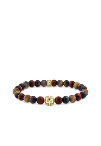 THOMAS SABO Armband Armband Tigerauge Gold (Set) in gold von THOMAS SABO