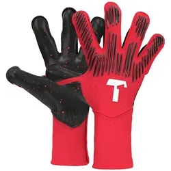 T1TAN Torwarthandschuhe Erwachsene, REBEL Solar Red, Größe 6-11
