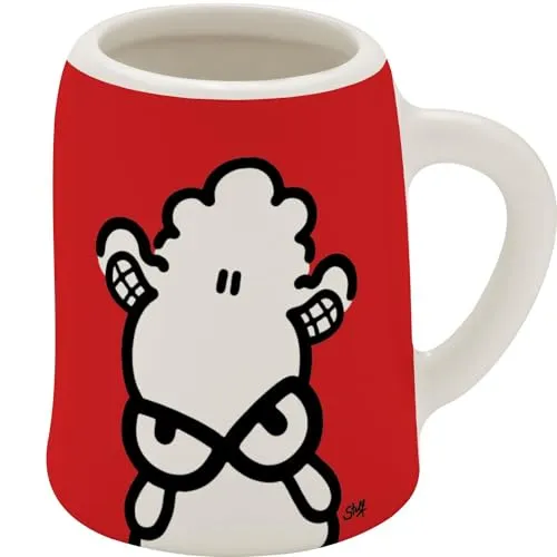 Sheepworld Schnapskrug mit Motiv 