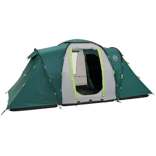 4-Personen-Tunnelzelt Spruce Falls 4 BlackOut - Zelt für 4 Personen mit 4.500 mm Wassersäule und abgedunkelter Schlafkabine für erholsamen Schlaf, ideal für Campingabenteuer.