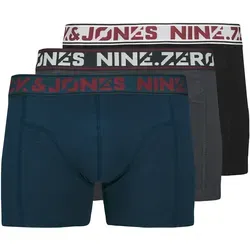 Jack & Jones Trunk JACCOLTON SOLID TRUNKS 3 PACK SN - Boxer anliegend, bequem und stilvoll mit flexiblem Bund für optimalen Sitz, aus pflegeleichtem Jerseystoff für hohen Tragekomfort.