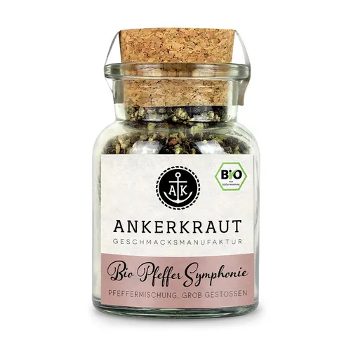 Ankerkraut Gewürz BIO Pfeffer Symphonie, BIO Pfeffer Symphonie, 70g im Korkenglas