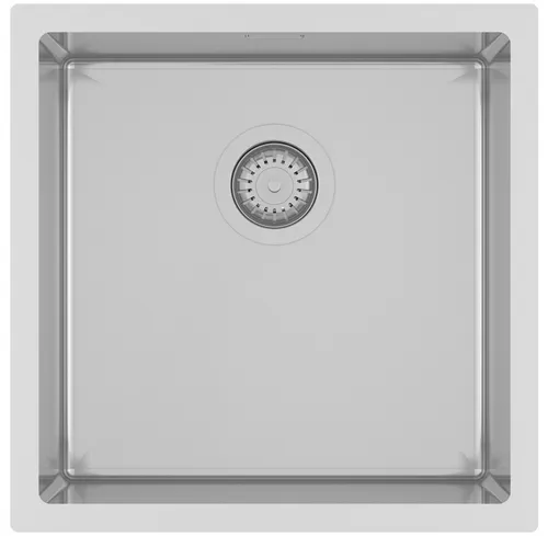 Küchenspüle Edelstahlspüle DER100X 45x45 cm mit PVD-Beschichtung