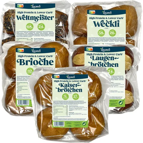 Locawo High Protein & Low Carb Brötchenkorb von Locawo