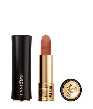 Lancôme L'Absolu Rouge Drama Matte Lippenstift 205 Nude Frisson - Lippenstift in Blütenblattform, langanhaltend und feuchtigkeitsspendend mit Ceramiden für ein pudrig-mattes Finish. Ideal für ein sinnliches Lippen-Make-up.
