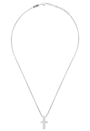 Breil Juwel Sammlung TAG AND CROSS, HALSKETTEN aus HERREN in STAHL Farbe SILVER messen 52 - TJ3228