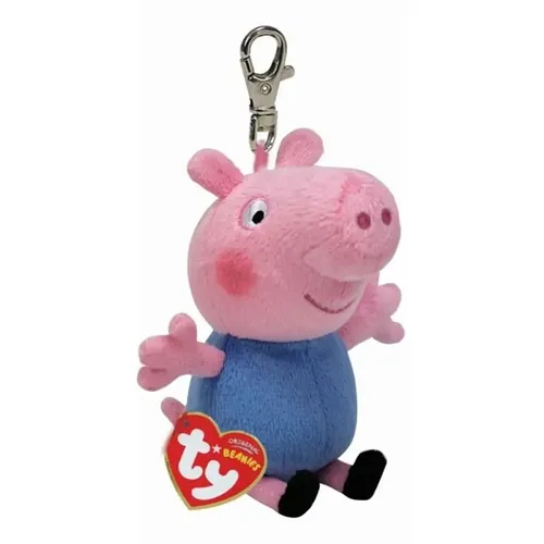 ty Beanie Babies George Pig Schlüsselanhänger von Ty