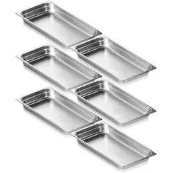 VEVOR 6er-Pack Hotelpfannen Edelstahl