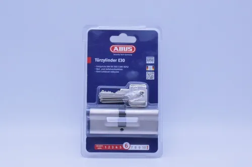 ABUS Profilzylinder E30 NP 40/45 Türzylinder 5 Schlüssel Lev.6 Tür Schloss #J3