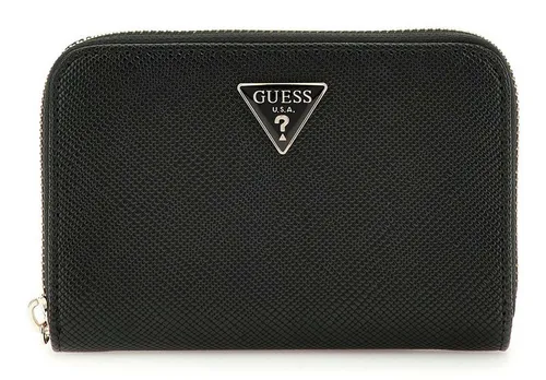 Guess Geldbörse SLG Medium Zip Around Wallet in schwarz von GUESS