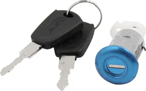 Zylinder Sicherheit Sitzen Sitz Schloss mit 2 Schlüssel für Motorrad Roller de