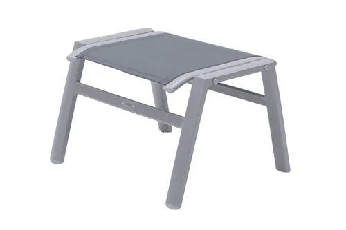 OUTFLEXX Hocker, Silber/Grau, Alu/Textilene in silber von OUTFLEXX