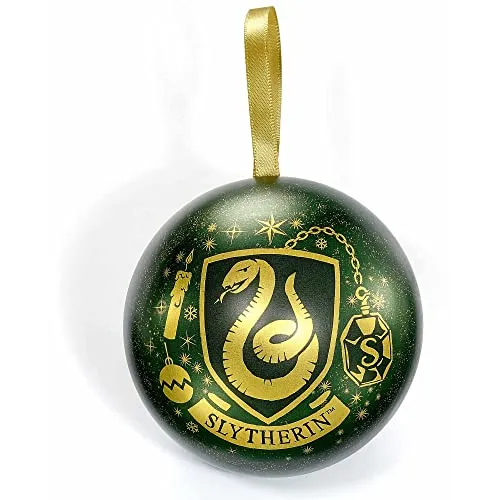 Harry Potter Official Slytherin Bauble with House Necklace