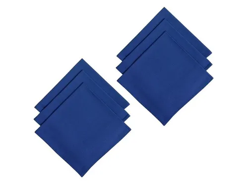 Engelland Stoffserviette Mundtuch, 45 x 45 cm - 6er Set - Servietten aus 100% Baumwolle, strapazierfähig und ideal für festliche Anlässe oder den täglichen Gebrauch. Pflegeleicht und trocknergeeignet.