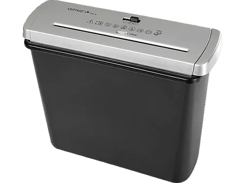 Genie Aktenvernichter 106 S, silber, Streifenschnitt 6mm