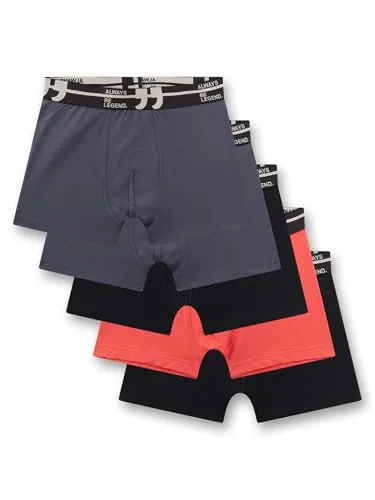 Sanetta Kid's Set Shorts 349400 5-Pack - Unterhose Gr 188 blau - Bequeme Kinderunterhose im praktischen 5er-Pack aus hochwertiger Baumwolle. Farbe: Blau; Größe: 188. Mit Stretch für optimalen Tragekomfort – ideal für den Alltag!
