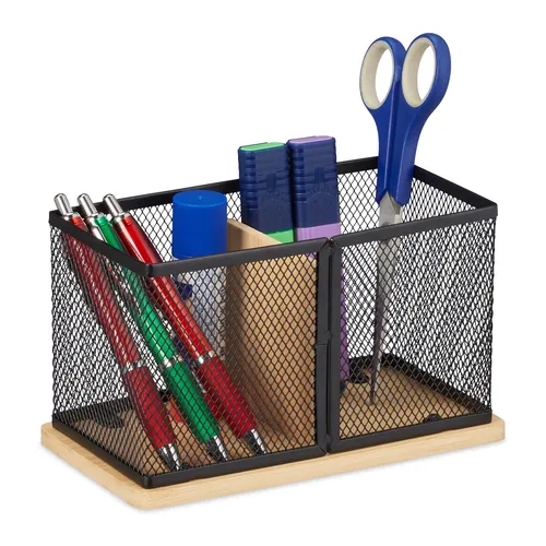 Stiftehalter Stiftebecher Stifthalter Stiftebox Stiftständer 2 Fächer 270 g