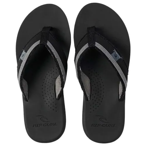 RIP CURL Reactor Open Toe Sandale 2024 Black, Schwarz , 41 EU