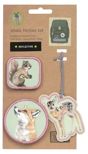 Lässig Anhänger & Patches 3er Set, Wald von LÄSSIG