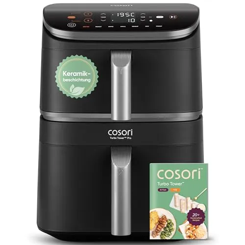 Produktbild COSORI Turbo Tower Pro Heißluftfritteuse 2 Kammern