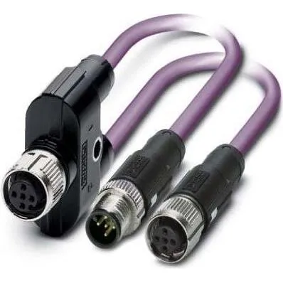 Phoenix Contact Bussystem-Kabel SAC-5PY-F/2X#1436055 in lila von Phoenix Contact