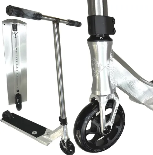 Ethic DTC Pandora M Stunt-Scooter - Ultraleicht und wendig - Roller/Kickboards, mit nur 3,35 kg und einem stabilen Aluminium-Deck für optimale Wendigkeit und Sicherheit beim Fahren.