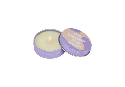 EIS Gleit- & Massageöl Massagekerze Rhabarber + Cassis + Ambra 