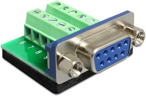 Adapter Delock Terminalblock 10Pin -> D-Sub9 Buchse