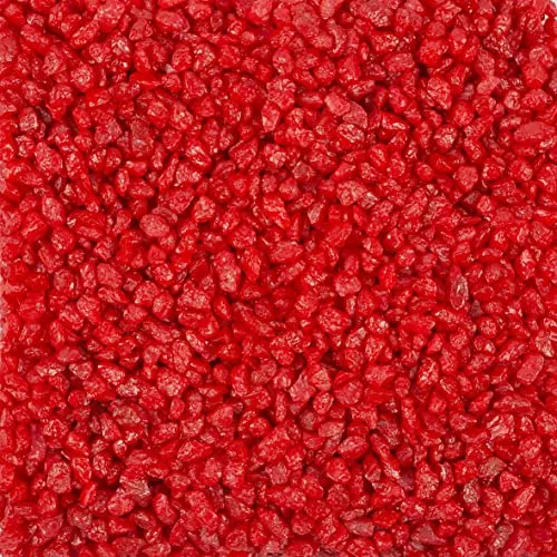 Deko-Granulat, 1000 Gramm – Rot (künstlich)