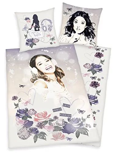 Produktbild Bettwäsche Walt Disney Violetta LOVE MUSIC PASSION 135 x 200 cm Geschenk NEU WOW