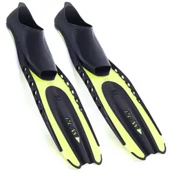 Salvas Flosse Schwimmflossen Play Schnorchel Taucher, Lang Flosse Erwachsen&Jugend 31-45 gelb 36/37