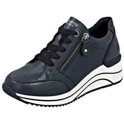 Keilsneaker REMONTE Damen, Gr. 43, nachtblau - Wanderschuhe mit Rieker TEX-Membran, wasserabweisend und atmungsaktiv für optimalen Komfort beim Sport und Freizeit.