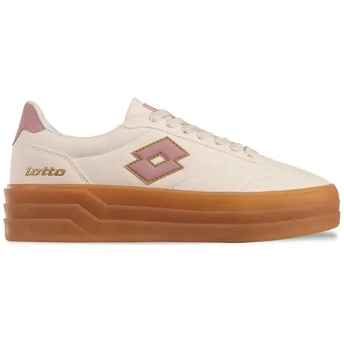 Lotto Plateausneaker - Gepolsterte Schaftkante in Weiß (Größe 36 EU) - Sportliche Plateausneaker mit gepolsterter Schaftkante für optimalen Tragekomfort. Ideal für lässige Outfits und den täglichen Einsatz.