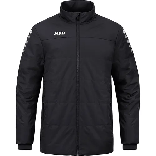 Jako Coachjacke Team schwarz 3XL - Funktionsjacken - Wasserabweisende Trainerjacke mit thermischer Wattierung für optimalen Komfort bei kaltem Wetter, ideal für Sporttrainer und Zuschauer.