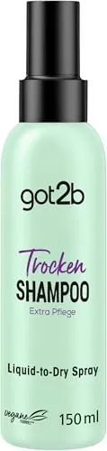 got2b Trockenshampoo Extra Pflege Liquid-to-Dry Spray (150 ml), Dry Shampoo für makellos-frische Looks, Trockenshampoo ohne sichtbare Rückstände mit 24 h fruchtig-floralem Duft