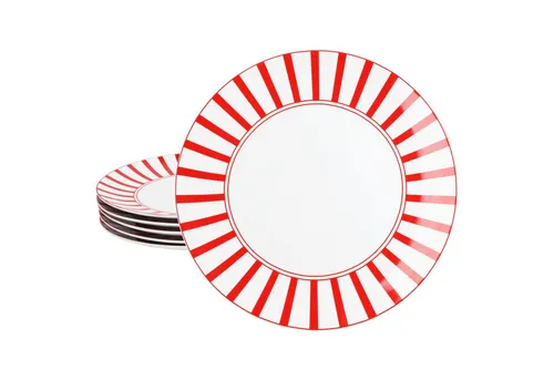 MamboCat Speiseteller Split rot in rot von MamboCat