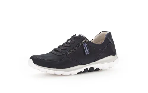 Gabor Damen Low Top Sneaker - Bequeme Freizeitschuhe für Damen - Moderne Low Top Sneaker aus Rauleder mit leichter Latexsohle. Ideal für den Alltag, bieten diese Halbschuhe optimalen Tragekomfort und ein stilvolles Design für jede Gelegenheit.
