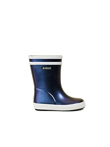 Aigle Jungen Unisex Flac Gummistiefel, Cosmos, 19 EU - Baby Stiefel für Jungen, aus hochwertigem Kalbsleder gefertigt, ideal für nasse Tage und bietet optimalen Schutz und Komfort.