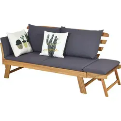 COSTWAY Liegesofa mit klappbaren Seitenlehnen